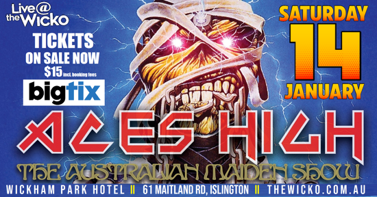 Picture of ACES HIGH - Iron Maiden Tribute Show - Sat 14th January
